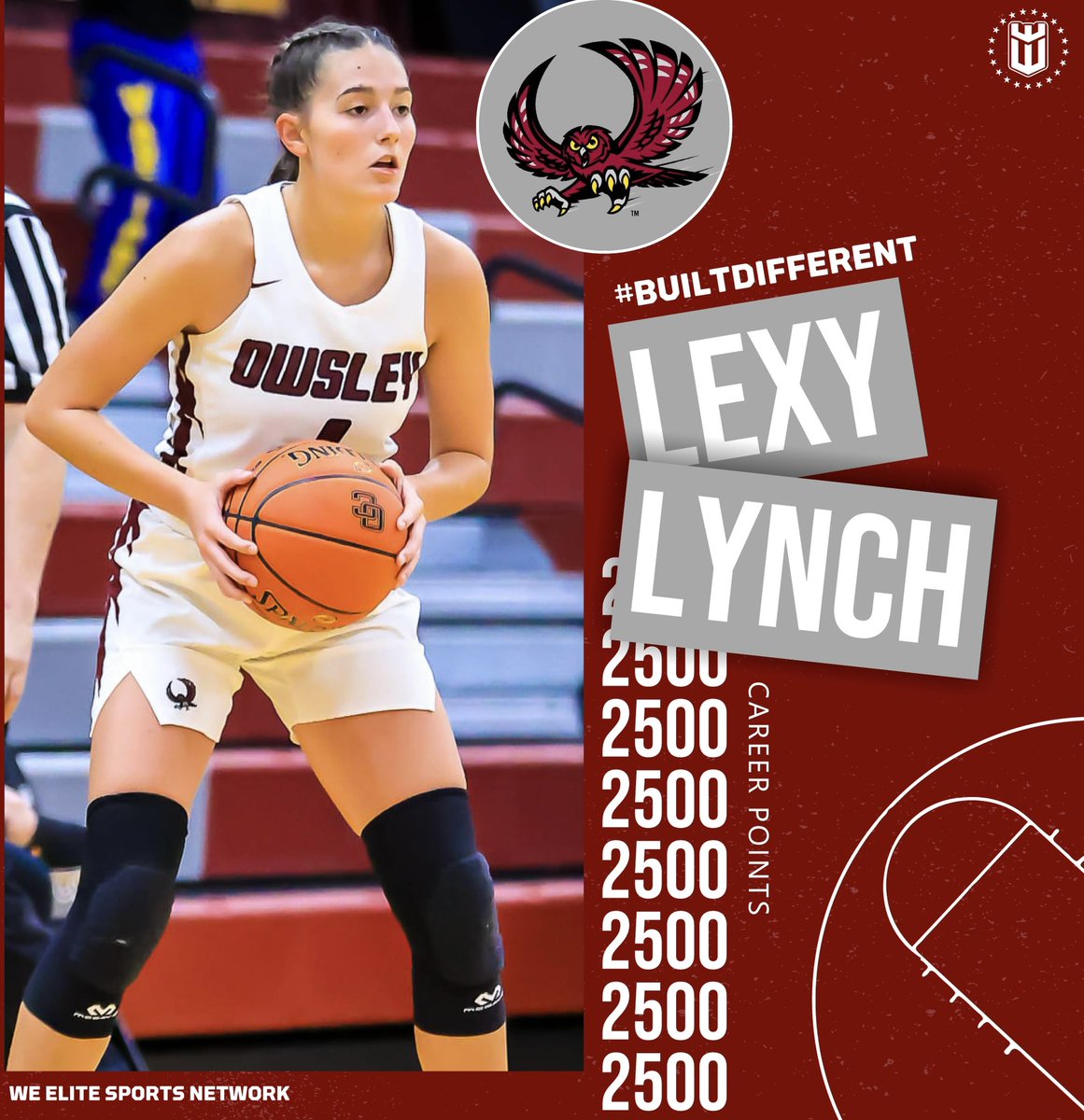 <a href="/lynch_lexy/">Lexy Lynch</a> 
#BuiltDifferent 

2500 Career Points

Photo by <a href="/BGSportsNation/">Bluegrass Sports Nation</a> 

<a href="/OwsleyBb/">Owsley Lady Owl BB</a>