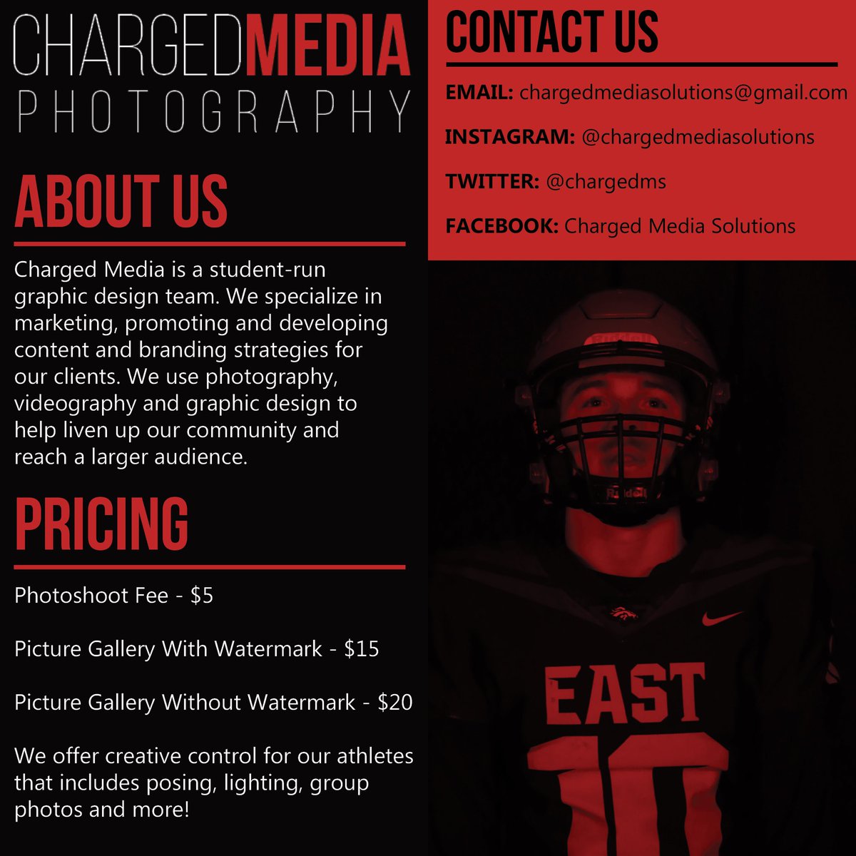 Contact us for all of your photography needs!