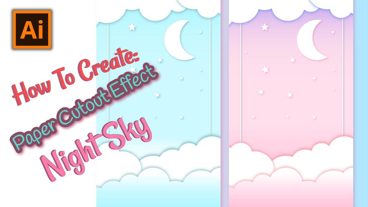 sanpls's tweet photo. How to create a Paper Cutout Style Sky  in Illustrator - Paper Cutout st... https://t.co/eXK3vExmi5 via @YouTube 
#papercutouteffect #adobeillustratortutorial #adobeillustrator #sky https://t.co/B6LpCE9FcO