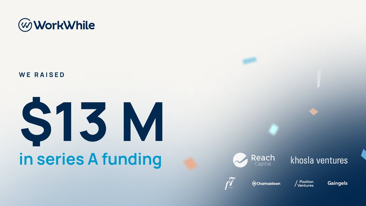 Jarah Euston (@jarahk) on Twitter photo Big news! ⚡️ I’m thrilled to announce @workwhilejobs has raised $13m in Series A funding, led by <a href="/reachfund/">Reach Capital</a> with existing investors <a href="/khoslaventures/">Khosla Ventures</a> and @F7ventures! Plus, today we are launching the first ever API to request labor ✨ Big news! ⚡️ I’m thrilled to announce @workwhilejobs has raised $13m in Series A funding, led by <a href="/reachfund/">Reach Capital</a> with existing investors <a href="/khoslaventures/">Khosla Ventures</a> and @F7ventures! Plus, today we are launching the first ever API to request labor ✨