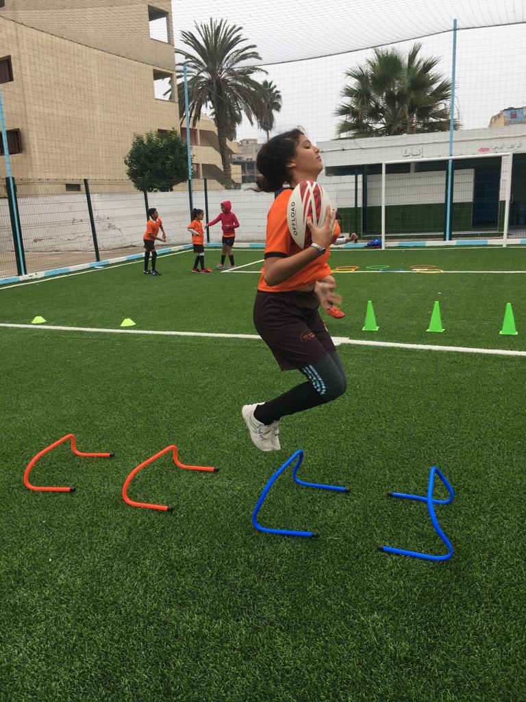 Les séances hebdos de rugby éducatif du projet #Alafia Maroc sont effectives et bénéficieront à 2.500 enfants et adolescents dont 50% de filles pour cette année 2022. Ce projet à fort impact social ambitionne de former les futurs chamipons·nes du développement durable. <a href="/TIBUMaroc/">TIBU Maroc</a>