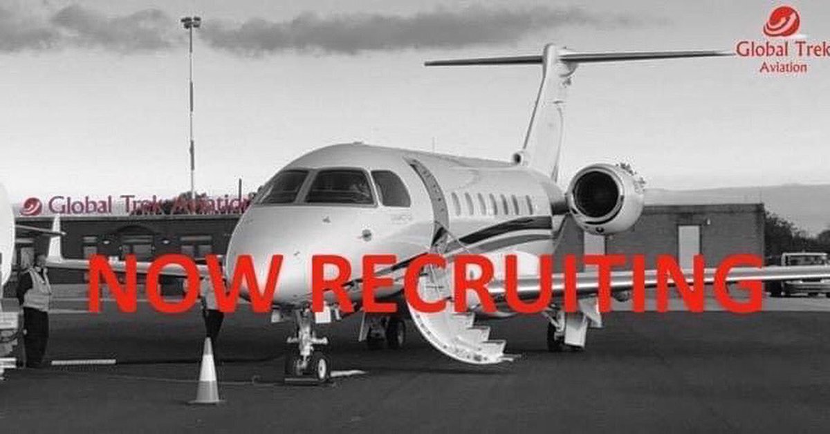 NOW RECRUITING - FULL TIME 
VIP Flight Supervisor

globaltrekaviation.com/careers/

#GlobalTrekAviation #CardiffAirport #EGFF #CWL #ExecutiveAviation #PrivateFlying #GeneralAviation #FBO #Recruitment #FullTime #Jobs #Aviation #SouthWales
