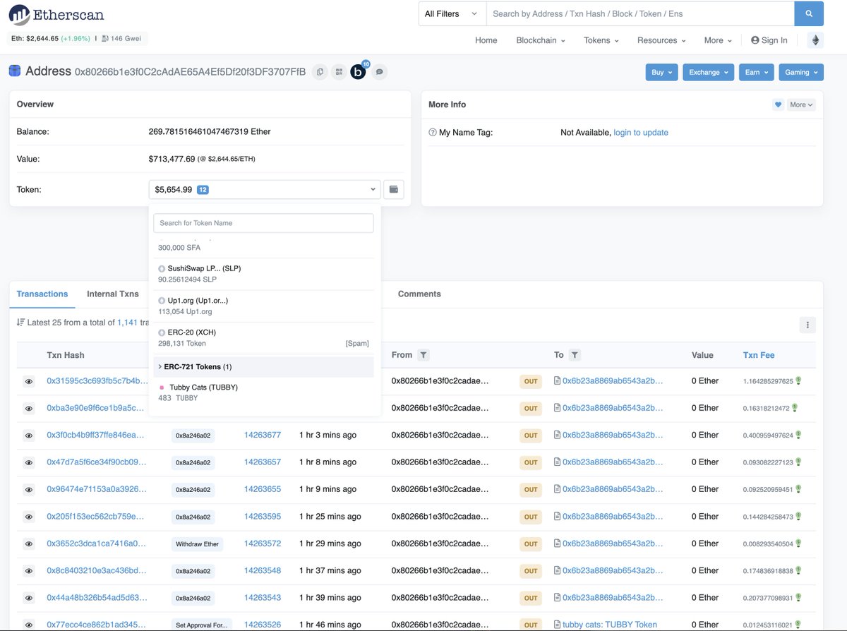 Somehow this wallet got hella Tubby Cats for free right before public mint opened with a completely different contract and mint function. The wallet itself has 480 Tubby Cats...and is selling them.

Any idea what's going on here?