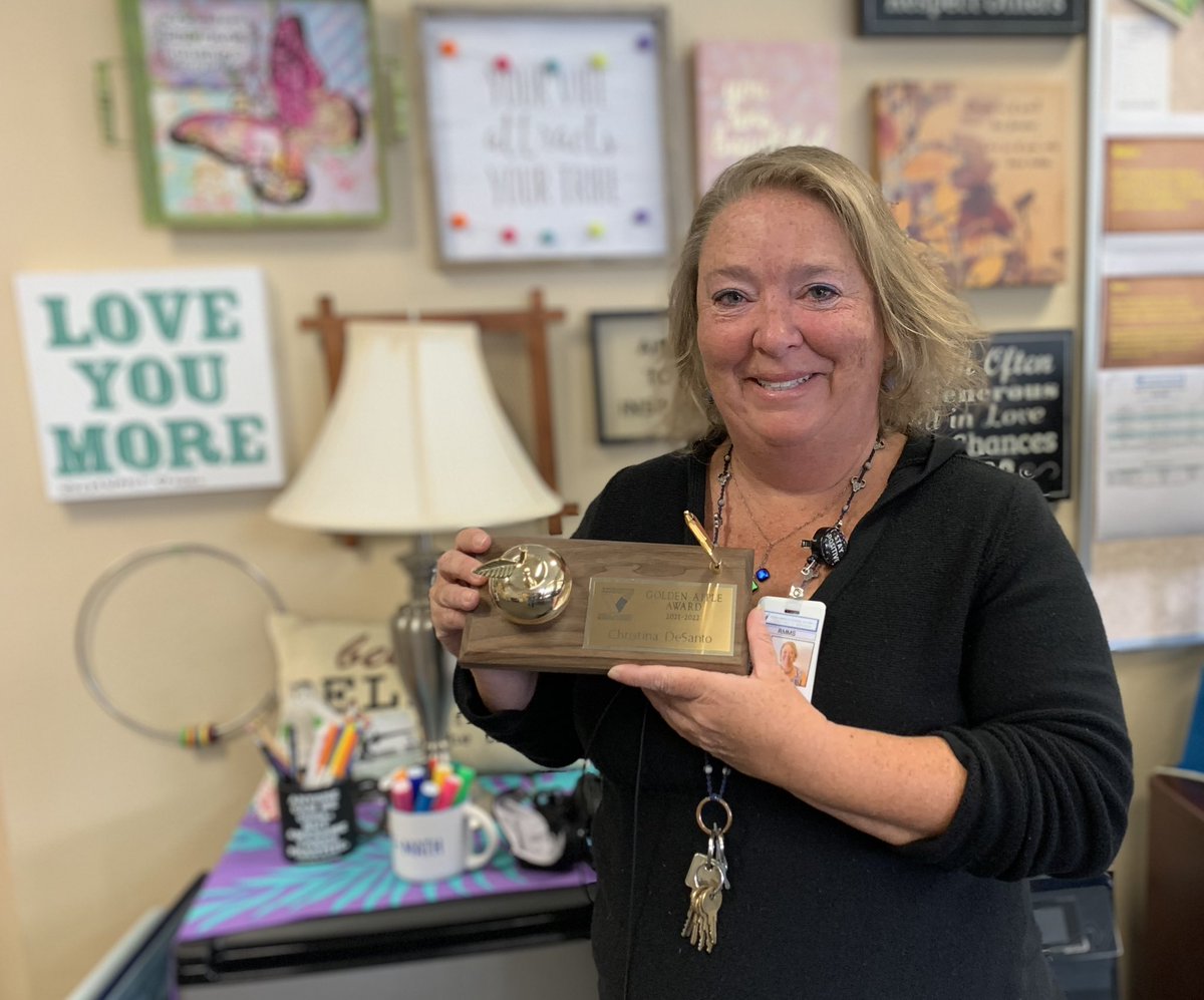 Christina DeSanto (@christina92056) on Twitter photo Omg! This morning, I was honored as The Golden Apple Administrator of the Year for VUSD! Super honored and proud of our work <a href="/rmms_asb/">Mrs. Willson</a> <a href="/RMMSbulls/">Rancho Minerva MS</a> <a href="/VistaBlueprint/">Vista Unified</a> Omg! This morning, I was honored as The Golden Apple Administrator of the Year for VUSD! Super honored and proud of our work <a href="/rmms_asb/">Mrs. Willson</a> <a href="/RMMSbulls/">Rancho Minerva MS</a> <a href="/VistaBlueprint/">Vista Unified</a>