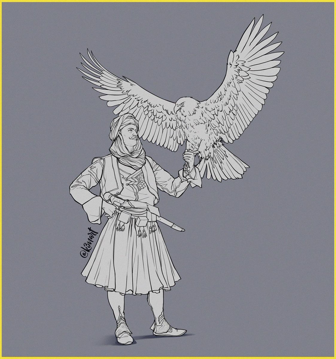 THE ALBANIAN
🇦🇱🇽🇰 
#k3nart #Albania #albanian #Kosovo #kosova #illyria #illyrian #illyrians #dardania #dardanians #dardanian #art #art #artwork #illustration #painting #retweet