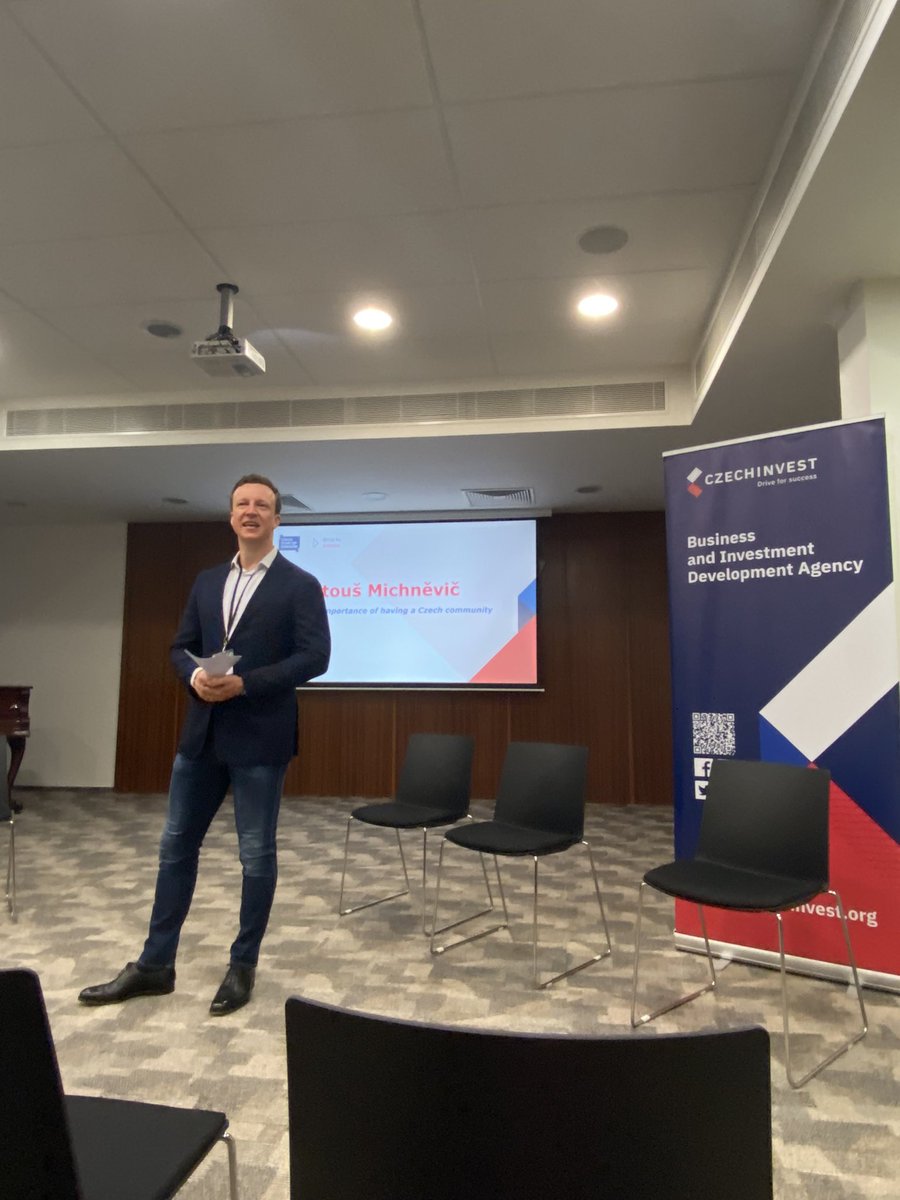 Great to be back with #CzechInvest at the Embassy of the Czech Republic in London talking about the power of PR and marketing in the UK and meeting great Czech entrepreneurs and business people.
