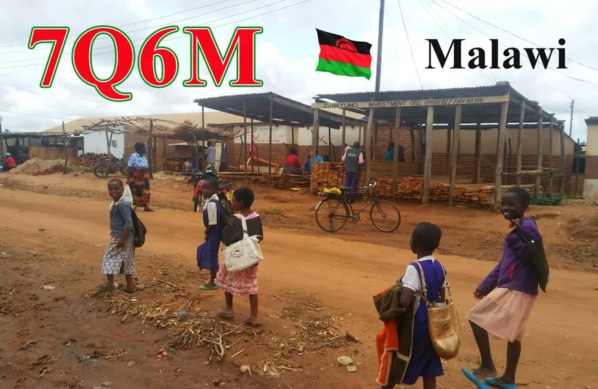 HOT DX NEWS: 7Q6M Malawi
Dan, K6ZO will be active again, starting 15 February 2022.
QRV HF Bands, active in CQ WW 160m SSB Contest, ARRL DX SSB Contest
bit.ly/3vbc0Fg
#HamRadio #AmateurRadio #Hamr #HamRadioSoftware #HamRadioDeluxe #SpreadTheWord