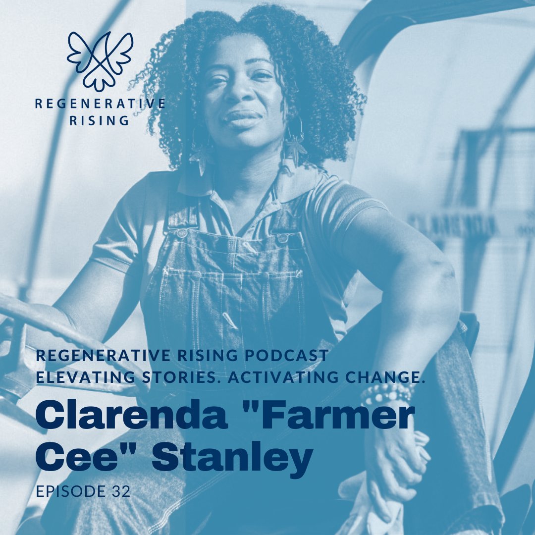 regen_rising's tweet photo. “I can’t change the world, but I can change the world of those I come into contact with.” - Clarenda Stanley, Green Heffa Farms

Tune in to the latest episode of the @Regen_Rising podcast with Clarenda "@FarmerCee" Stanley via the link below.

https://t.co/g20XCaEj6R https://t.co/pbrDHk7Mxt