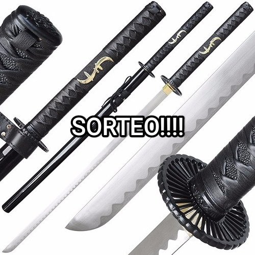 espadasymas's tweet photo. Vamos con el primer #SORTEO
Y es nada más o nada menos que la katana de #heroes 
BASES:
1. Seguir a @espadasymas
2. Mencionar a 2 personas para que también participen.
3. RT
4. FAV
El sorteo es INTERNACIONAL y termina el lunes 28 de Feb, anunciaremos al ganador en este mismo post https://t.co/mgk3sqnxzG