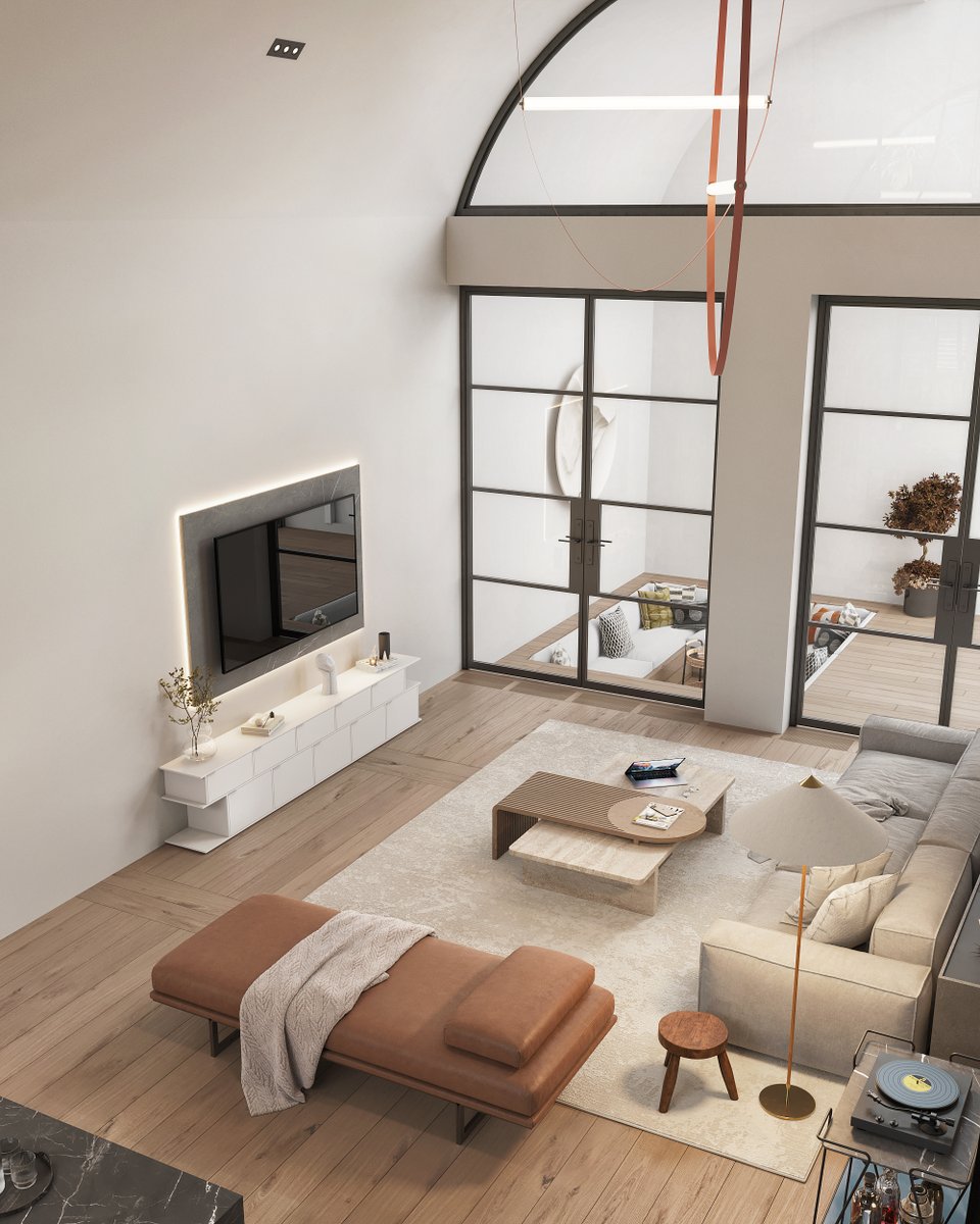 CoronaRenderer's tweet photo. Catch a glimpse of some very modern overhead lighting with this look at Architectural Designer @Selami_arq's 'Rhythm of Nature' design concept. More here: https://t.co/9zFVuFaBQP https://t.co/imQl2RSYvb