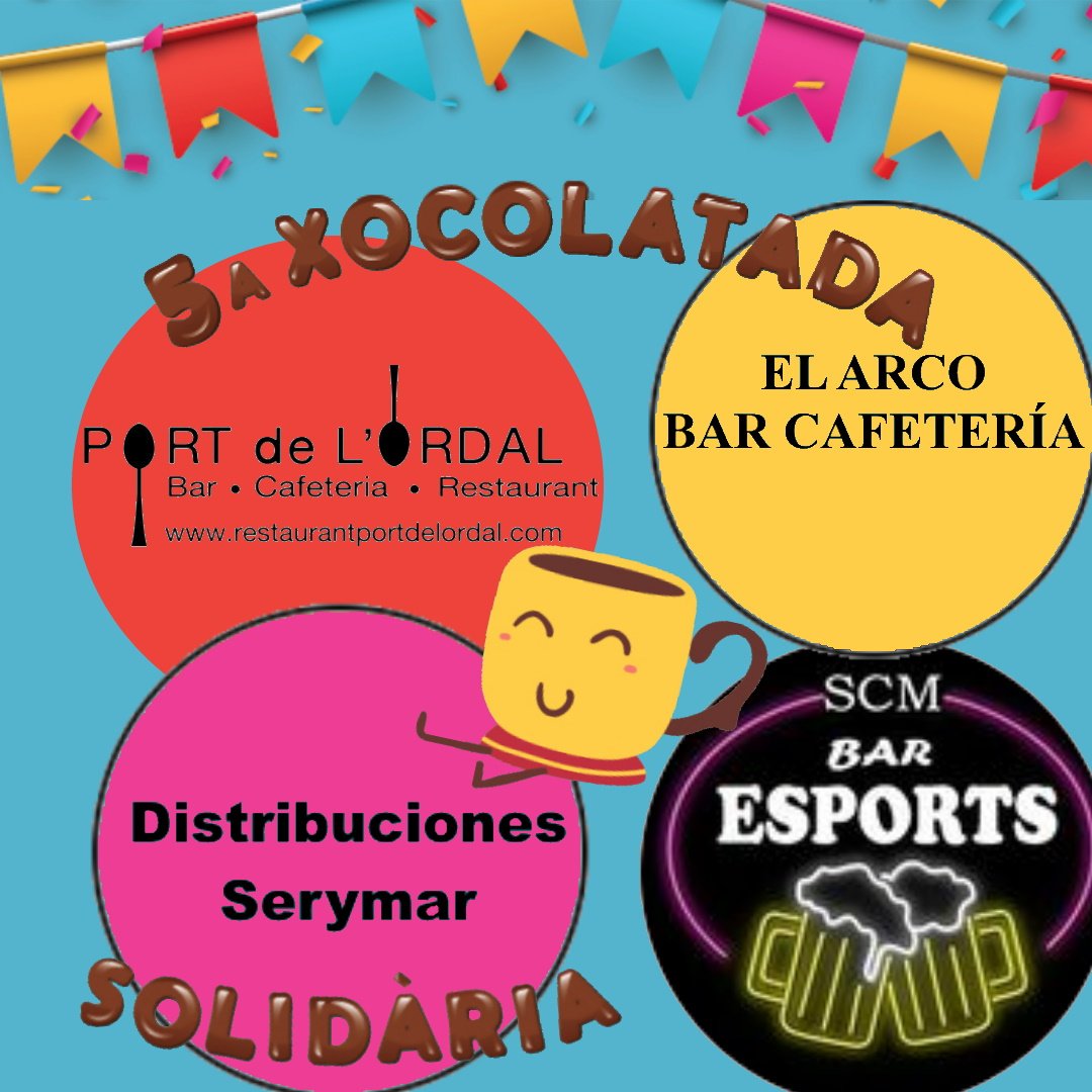 BtuKValli's tweet photo. Vine el diumenge 27 de febrer a la inauguració del Parc de La Pinatella i gaudeix de la 5ª XOCOLATADA SOLIDÀRIA Per la investigació del càncer infantil https://t.co/MHckGXEmbO
