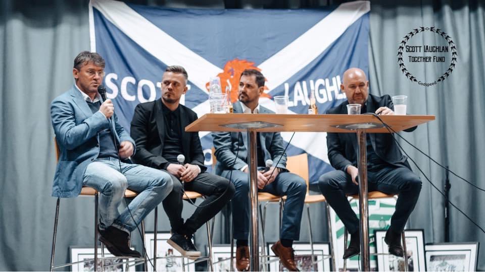 LTogetherFund's tweet photo. On this day 2019

We welcomed Moravčík ,Donnelly , McNamara &amp; McLeod to our first Celtic speakers night. Who was there ? 
Who would you like to see next ?
Lee ✌🏼💙 https://t.co/NlZo59xNV4