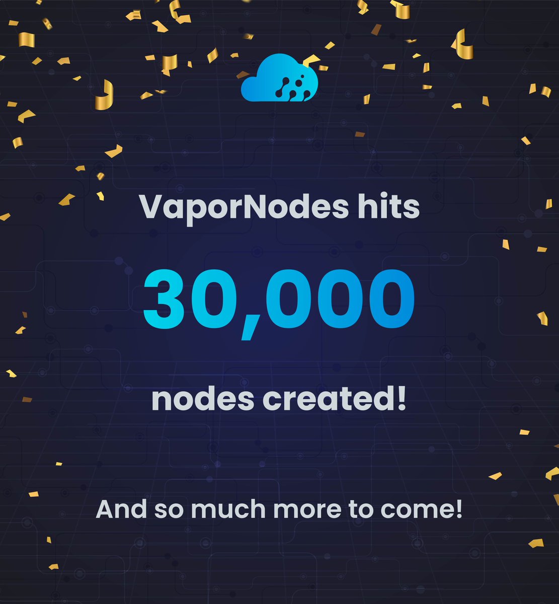 cryptografiq's tweet image. So proud of @VaporNodes for hitting 30,000 nodes! This community is on fire, and so many amazing projects in the works. tinyurl.com/vaporfi

#DeFi #Nodes #NodeLife #DaaS #passiveincome