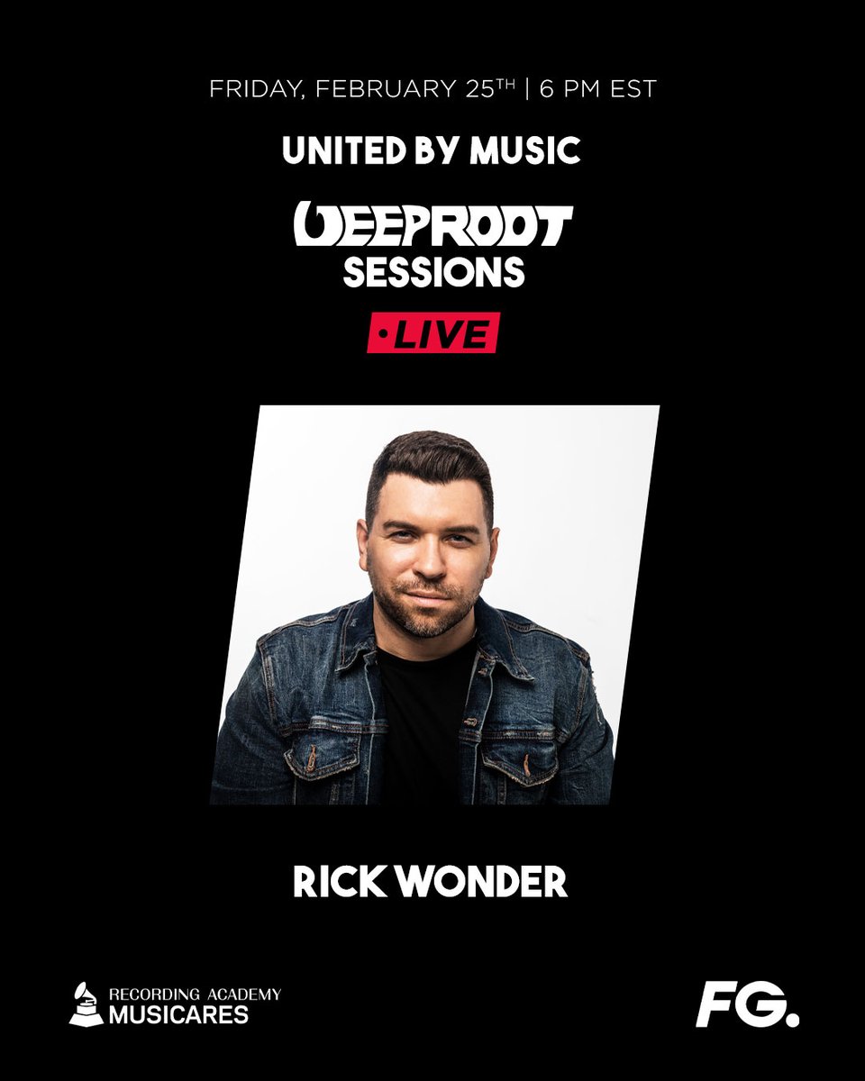 deeprootsession's tweet image. Get ready for a new livestream! 🎉 We’re proud to announce that @Rickwonder3  is joining the sessions this weekend! 🔊 Tune in to our Facebook livestream with @FG_DJ_Radio  this Friday at 6pm EST for a dope new set! 🔥