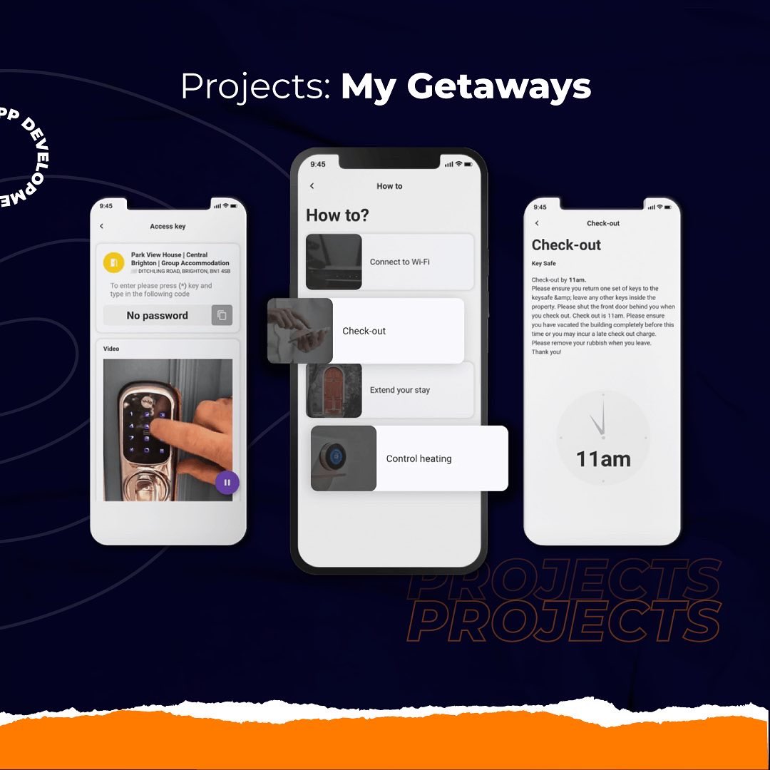 dedal_dev's tweet photo. The application provides access to leased real estate, through the My Getaways agency, based in Brighton. 

The app itself gives suggestions on where to go near real estate, pubs, bars, landmarks. 

#app #apps #travelapp #flutter #appdevelopment https://t.co/AHSmkbZt06