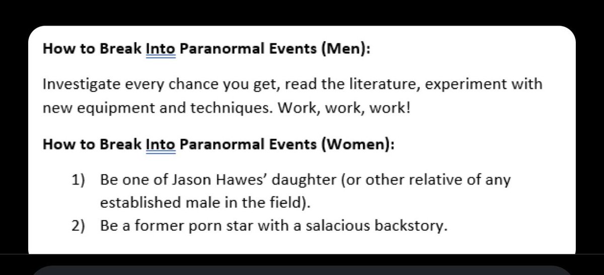 Jchawes's tweet photo. Tweets like this don’t help females in the field @AuburnCemetery. My Girls have investigated since they were young. I’ve always pushed for more females in the field. @KrisWilliams, @sharimarie826, @amybruni, @satori_hawes Don’t downplay or degrade any of them! https://t.co/MSIbNoHtwm