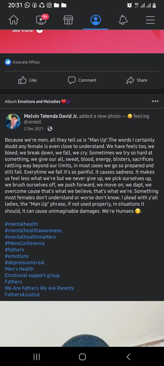 _mel_mufasa's tweet photo. Men needs help too 💔 https://t.co/94ZeKLC03I