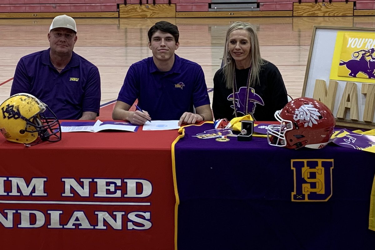 Congrats to Nate Nunez!!! Big Nate signed today to play Football at Hardin-Simmons University