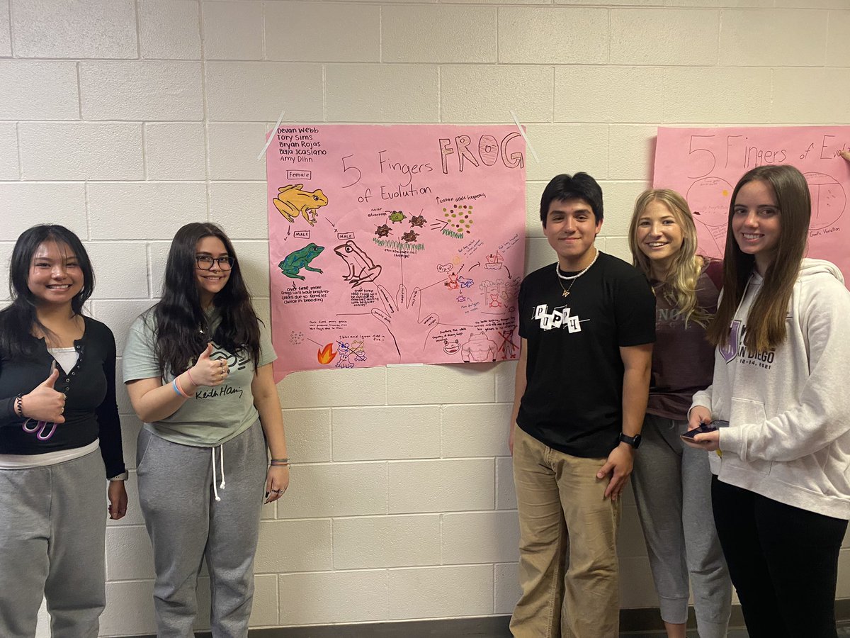 CoachF_MHS's tweet photo. 5 fingers of Evolution! #APbiology #MHSscience https://t.co/ckDyRQlJI5