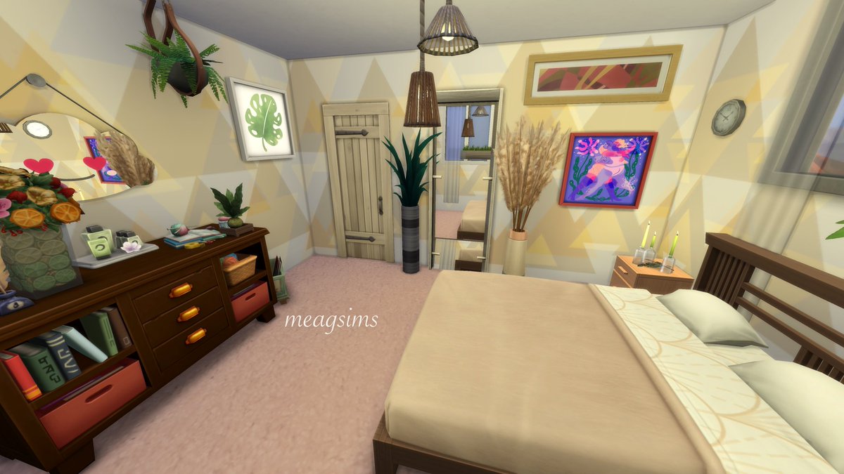 meagankart's tweet photo. Bedrooms 🛌🎊 #TheSims #TheSims4 #ShowUsYourBuilds https://t.co/jae1x89lB6