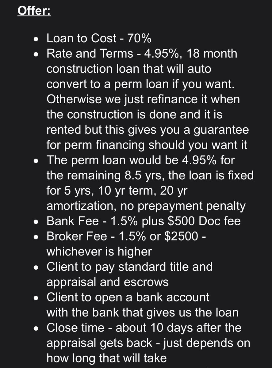 dig_deeper1's tweet image. So the lender has approved our fourplex construction loan. Now it’s time for the city to green light our construction permits to start construction. #fourplexes developments close to #phoenix metro.