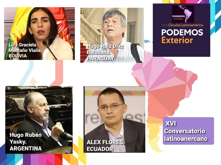 PodemosBA_Prov's tweet photo. XVI  conversatorio Latinoaméricano
III Capitulo Movimientos Fascistas y resistencia Progtesista .
26 de febrero 2022
21 horas España 
17 horas Argentina 
#hugoyaski 
#CTA
#YolandaDíaz
#Podemos
#frenteguasu
https://t.co/ONfWNQcCQ8 https://t.co/mLYVPt8FNZ