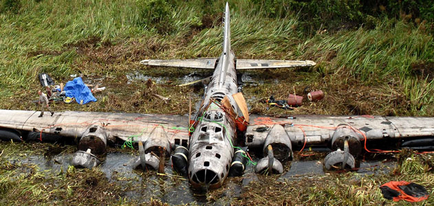 PearlHarborAvi's tweet photo. #OnThisDay: 80 years ago today our Boeing B-17E, serial number #41-2446, crash landed into the Agaiambo Swamp in Papua New Guinea. She remained submerged in the chest-deep water for 64 years, giving her the nickname #SwampGhost.

Visit the Swamp Ghost at the Museum today! https://t.co/U2ZTC7iiaA
