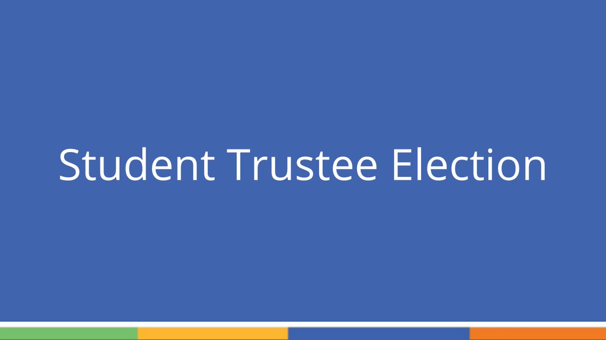 Applications are now open for the positions of Student Trustee for the 2022-23 school year. 

Interested? 

Join us for an information session tomorrow ➡️ bit.ly/3fggj8I
