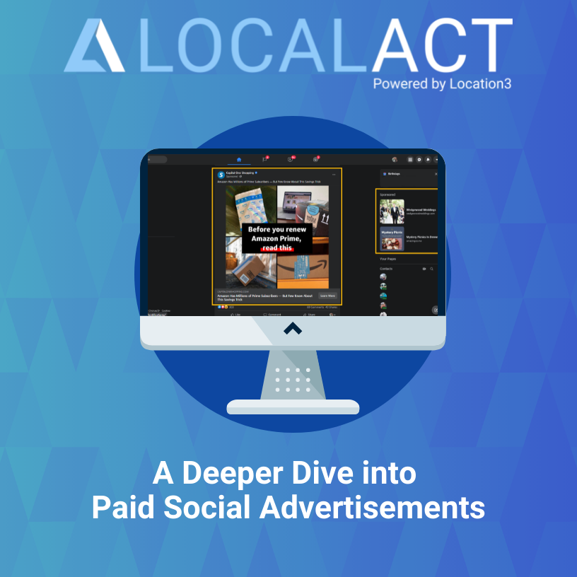 _LOCALACT's tweet photo. Paid Social Advertisements have multiple benefits that make them a great addition to your marketing strategy.

Find out more here: https://t.co/yvg9lHZtfp

#LOCALACT101 #digitalmarketing #socialadvertising #facebookads #instagramads #franchisemarketing https://t.co/bnhF3rcwwn