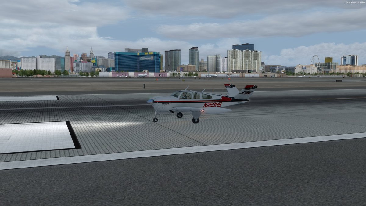 FlightsimMartin's tweet photo. 2022 US Coast To Coast-Tour Part 2: From #FlyTampa Las Vegas (#KLAS) to @OrbxSystems Telluride (#KTEX) in my beautiful @a2asimulations Beechcraft Bonanza V35B. https://t.co/kfFFfLMz3q