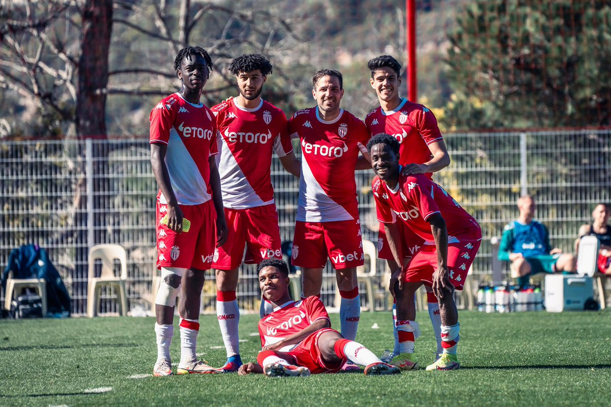 e_ayiah's tweet photo. Happy to have joined the first team today in a friendly against Brentford... @AS_Monaco @cesc4official 
Excited to have scored the winner⚽️🙏🔥 https://t.co/xYLob4MFN1