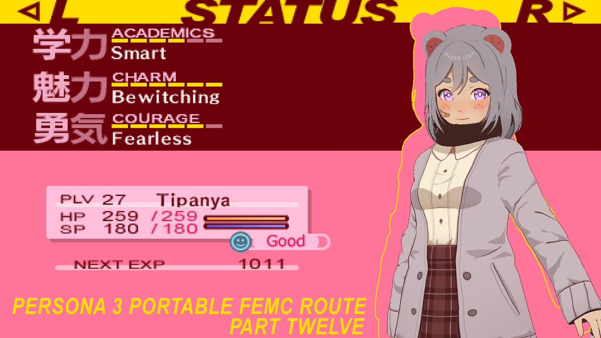 Tipanya_'s tweet photo. Live now! Sorry for the schedule change but I'll be streaming more Persona 3 Portable! I promise we won't grind as much as we did and we'll make some pretty good progress with the story! >:3c Link below! ⤵️ https://t.co/4zSl9GFo2d