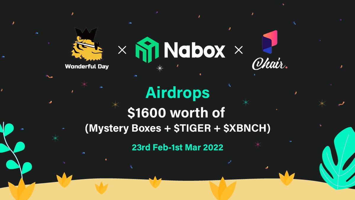 naboxwallet's tweet photo. We are launching another #Giveway with #FiveTigerNFT and #ChairFinance, join us to share $1600 worth of rewards 💸💸

1⃣Rt,❤️,@ 3 frds
2⃣Download https://t.co/pFJBslLt93
3⃣Follow @naboxwallet @FiveTigerNFT @Chair_Finance 
✍️https://t.co/qrLTAv2F5i

#Airdrop #NFTdrop #NFT #BSC https://t.co/0WAhI7Fy4Z