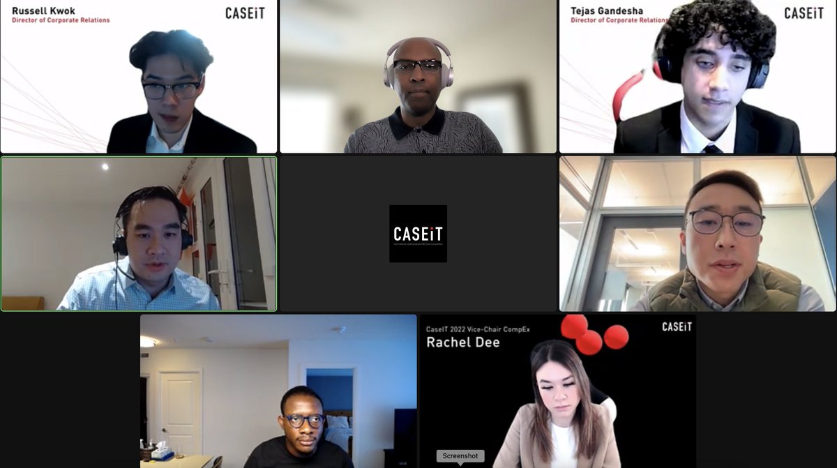 MeetMrStewart's tweet photo. Pumped to join Russell Kwok, Tejas Gandesha, Taslim Okunola, Stephen Lee and Stephen To in a fireside chat as part of the #CaseIT competition.

#nvidia #amazon #google #mentorship https://t.co/J8Dshgkjzf