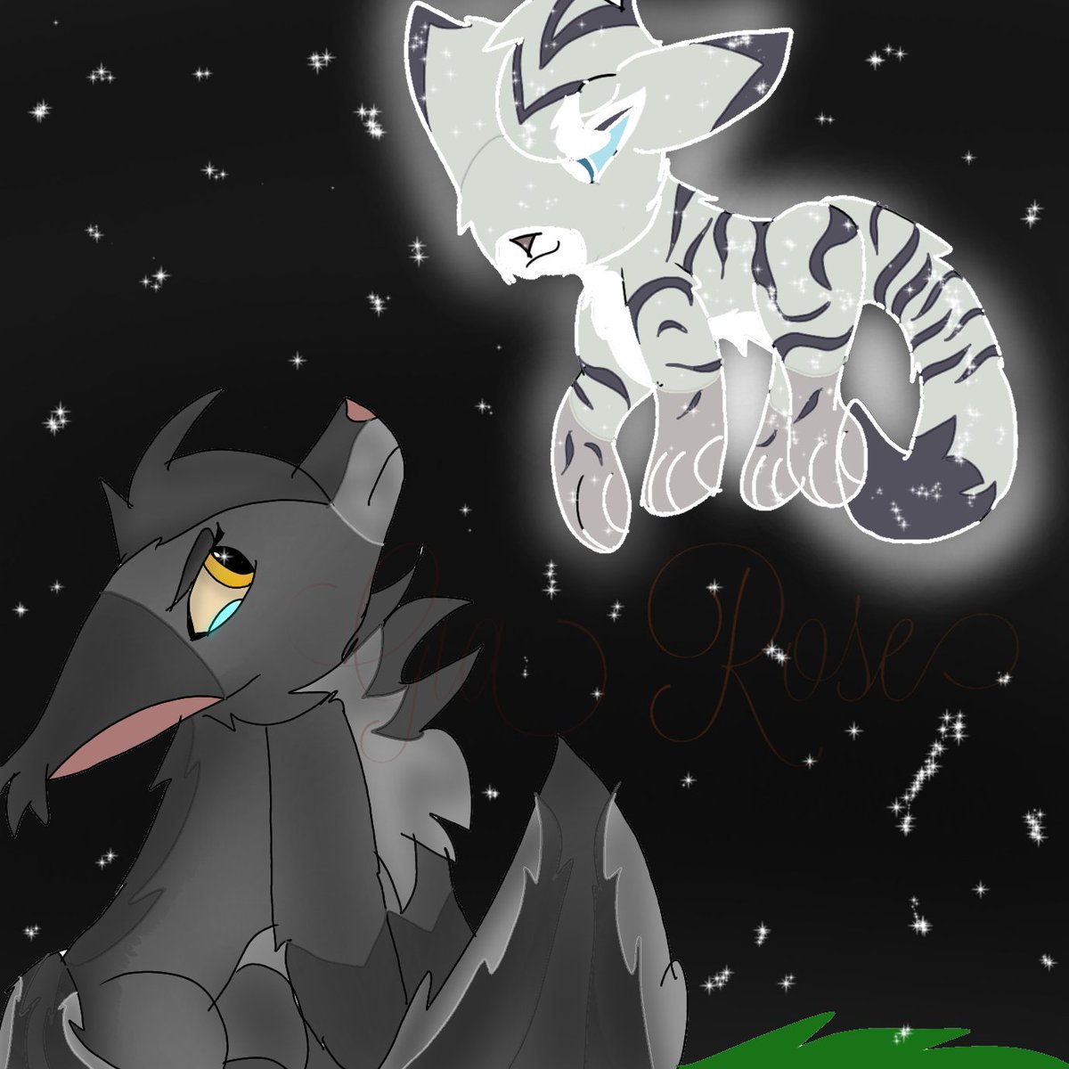 GiaRose59088405's tweet photo. "I-I miss you Sliverstream.." 🤍💫
#warriorcats #warriorcart #shipart #GrayStripe #Sliverstream #Warriorcfanart #digitalart https://t.co/dDPuVyI4dG