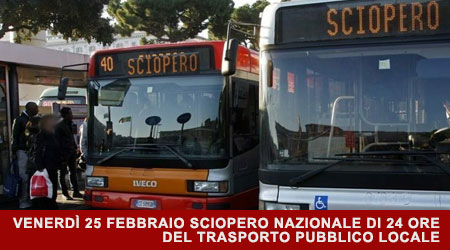 FILT CGIL - FIT CISL - UILTRASPORTI-UGL AUTOFERRO:   SCIOPERO NAZIONALE DI 24 ORE DEL TRASPORTO PUBBLICO LOCALE VENERDÌ 25 FEBBRAIO.  A TORINO PRESIDIO DALLE ORE 15.00 DAVANTI ALLA REGIONE IN PIAZZA CASTELLO. cgilpiemonte.it/2022/02/23/fil…