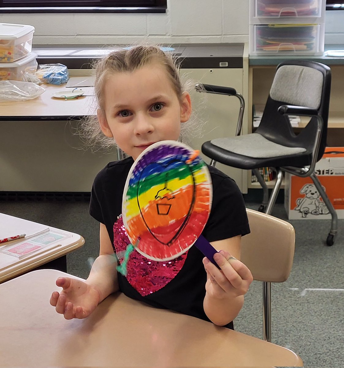 kheuberger204's tweet photo. We are exploring how sound is made. We had so much fun making traditional Chinese drums called Bolang Gu(pellet drum). @Builta60490 @morgan_adrienne https://t.co/1hN86wLemN