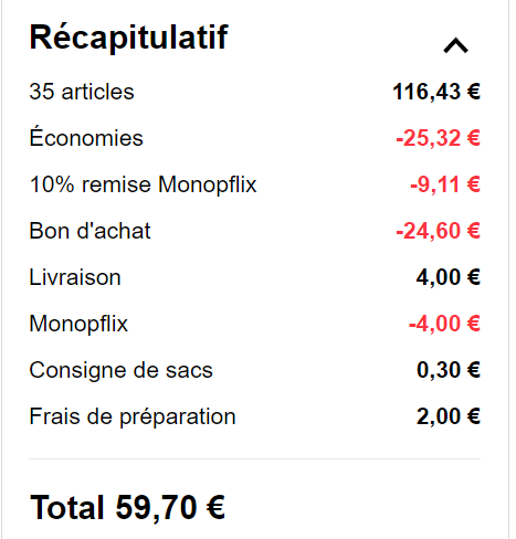 Heliox_Lab's tweet photo. Je viens de faire mes courses 2.0 et j'ai trouvé un code promo trop bien... Du coup je vous le partage pour ceux qui font leurs courses chez monoprix plus :)

=> "ESSENTIEL22"
30% de réduction dès 50€ d'achat jusqu'au 28/02

#noncestpassponso #bisous https://t.co/94ZR0V1Q3S