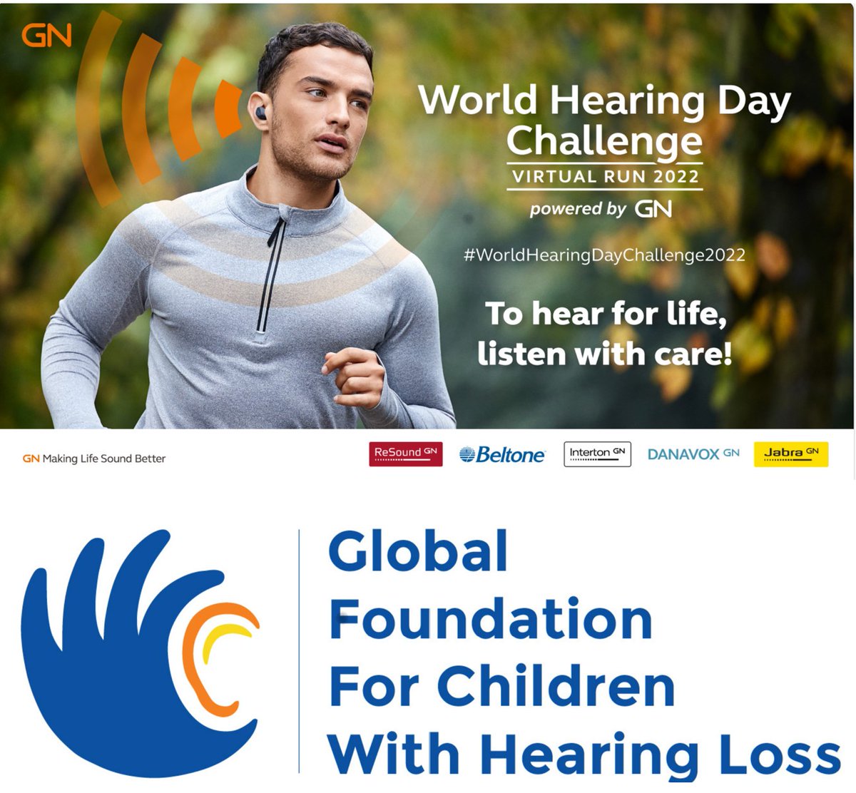 Please join us and @GNGroup in this self-paced, virtual event for runners, walkers, cyclists in celebration of March World Hearing Day! Help us and WHO spread the word about hearing health and raise $ in support of our mission! gn.racesociety.com/races/world-he…   #worldhearingday2022
