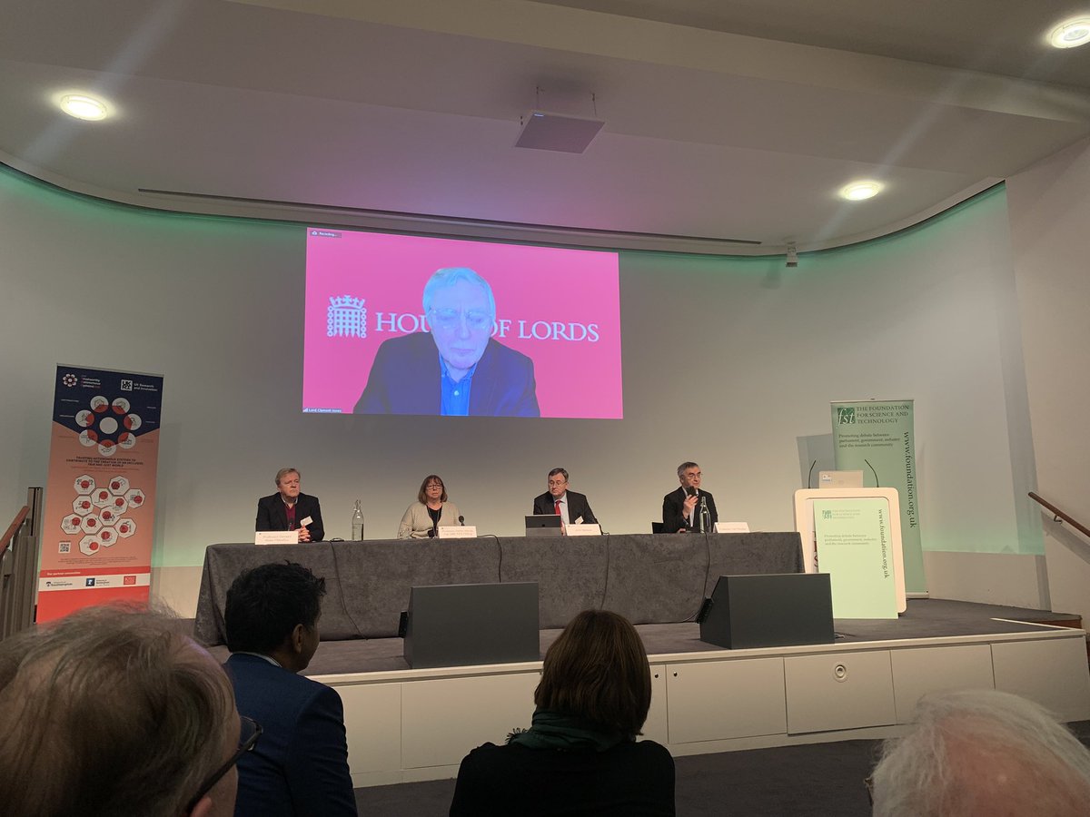 Melike_Berker's tweet photo. Good to finally be at an in person event! Watching my boss, Prof Tom Rodden among others speak about #AI and the future… #fstAI https://t.co/tmXF0xfVYi