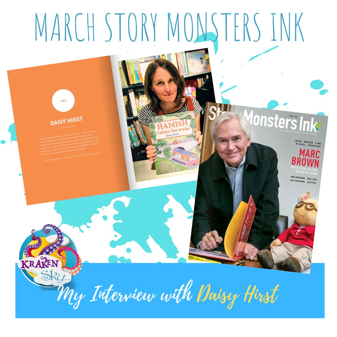 📚  This month's Story Monsters Ink is out! Thank you <a href="/Deenface/">Daisy Hirst</a>  for the wonderful interview! 📚