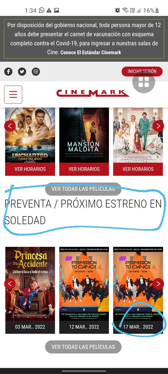 donis_22's tweet photo. #cinemarksoledad @CinemarkCol
Necesitamos una respuesta, estamos aquí, queremos concierto 💜
@BTS_twt @HYBEOFFICIALtwt  #LACOSTATAMBIENTIENEARMYS
#ARMY https://t.co/WpcS3zbyM6