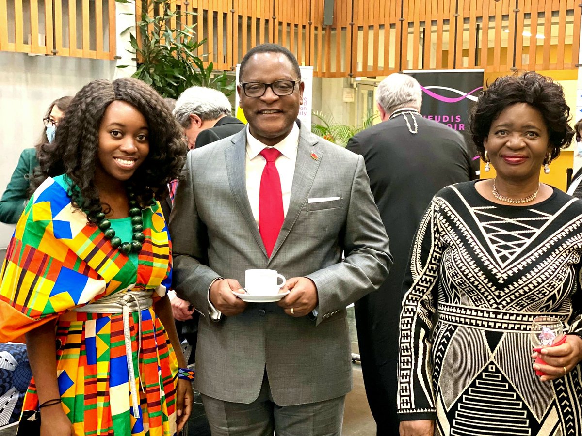 Miss_RKM's tweet photo. "More importantly, we want to build the Malawi that God wants for us, not just the Malawi that we want" President of Malawi @LAZARUSCHAKWERA at #WCC @Oikoumene on 🗓21.2..so honoured to meet such a wise, humble and warm leader!..so proud for 🇲🇼✨ #proudlymalawian #Malawi #Geneva https://t.co/0po850ZVUM