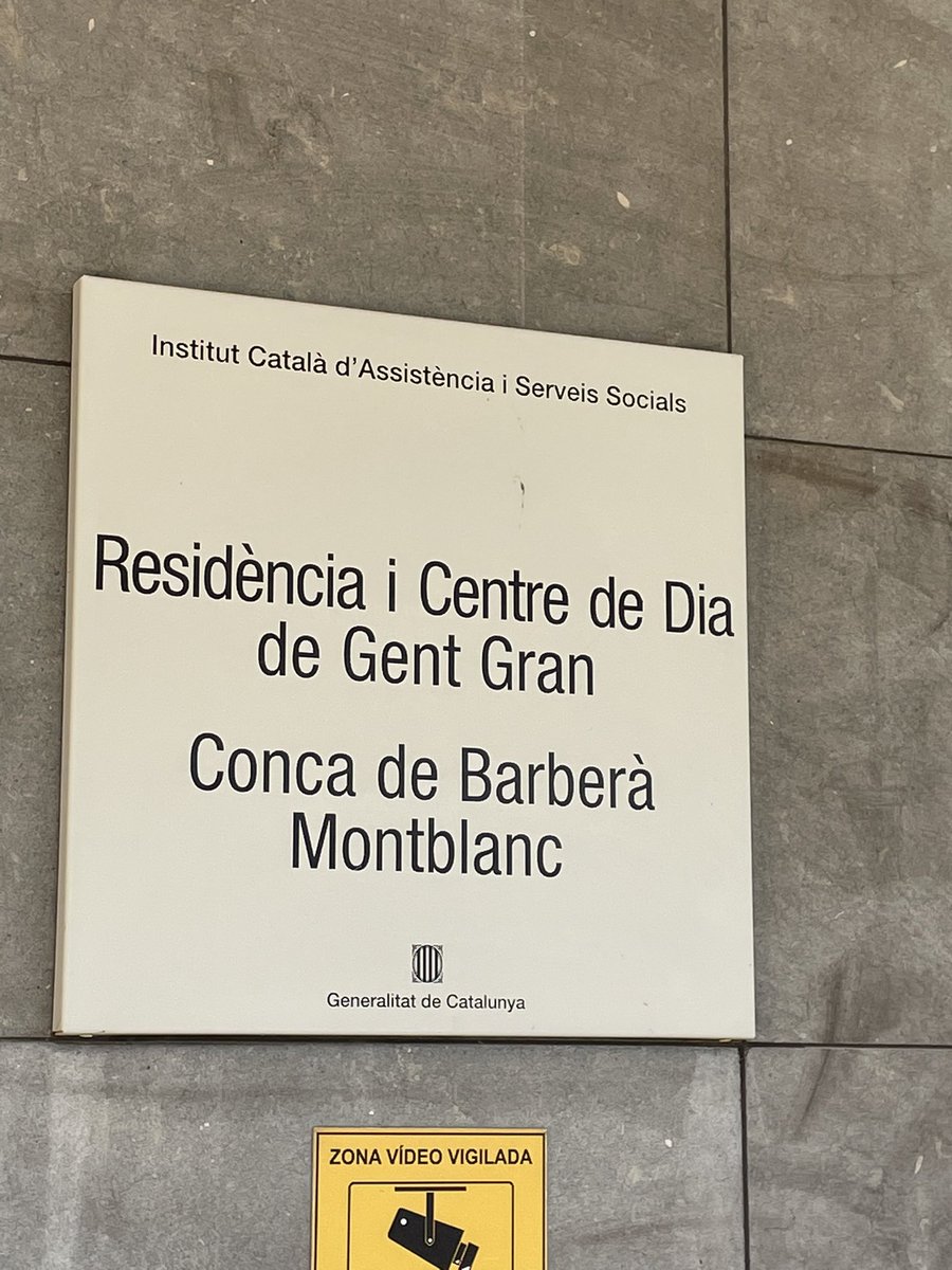 mariarosapons's tweet photo. Un goig haver visitat avui les residències gent gran a #Montblanc i #LEspluga i comprovar de primera mà la implicació dels equips que hi treballen. Gràcies per l’acollida! https://t.co/TxxrtW8E0E