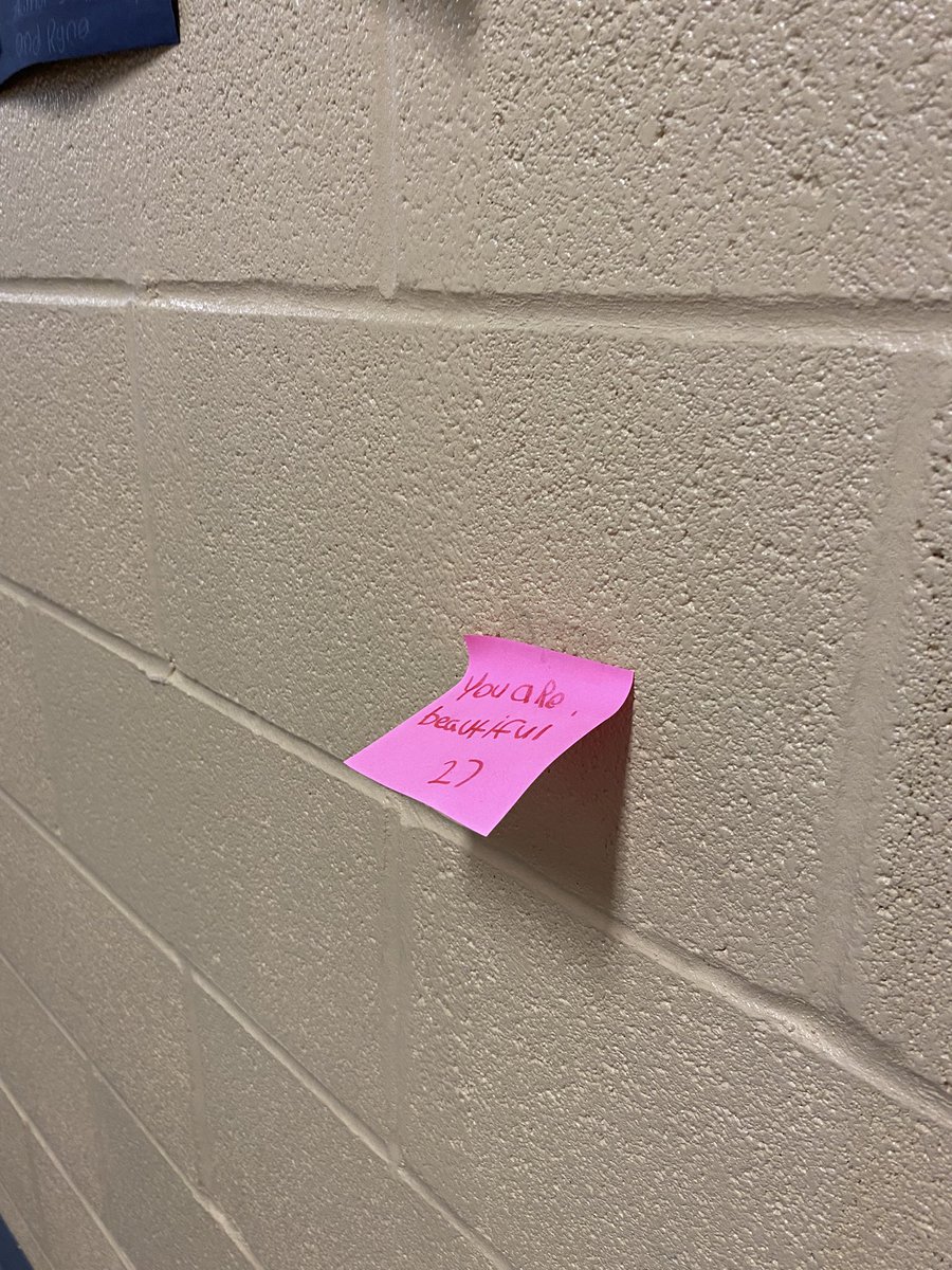 MrsPungitore's tweet image. Posting powerful messages around the school to spread kindness and love 💕 #LiftEachOtherUp #PinkShirtDay @TribuneDrive