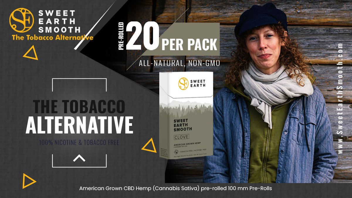 SweetEarthHemp's tweet photo. Our Hemp #PreRolls are rich in #CBD as they are rolled with pure hemp flower. Each pre-roll has approximately 70 mg to 100 mg CBD, are non-GMO and contain no pesticides, herbicides, or chemical fertilizers.

Try The Tobacco Alternative https://t.co/QMoU8bLYe8 #Hemp #Oregon #canna https://t.co/Ig3eEa0rOW