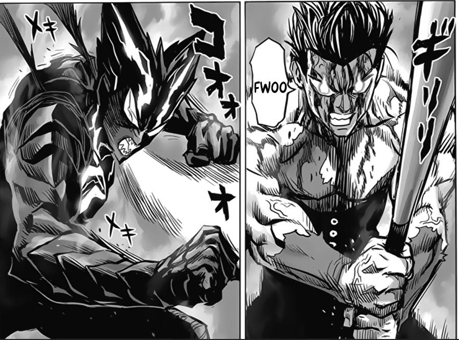 SuperO⚔️ on Twitter: "Cada capítulo del manga de One Punch Man es más  brutal que el anterior. El duo de Garou y Metal Bat es increíble. Lean One  Punch Man por favor