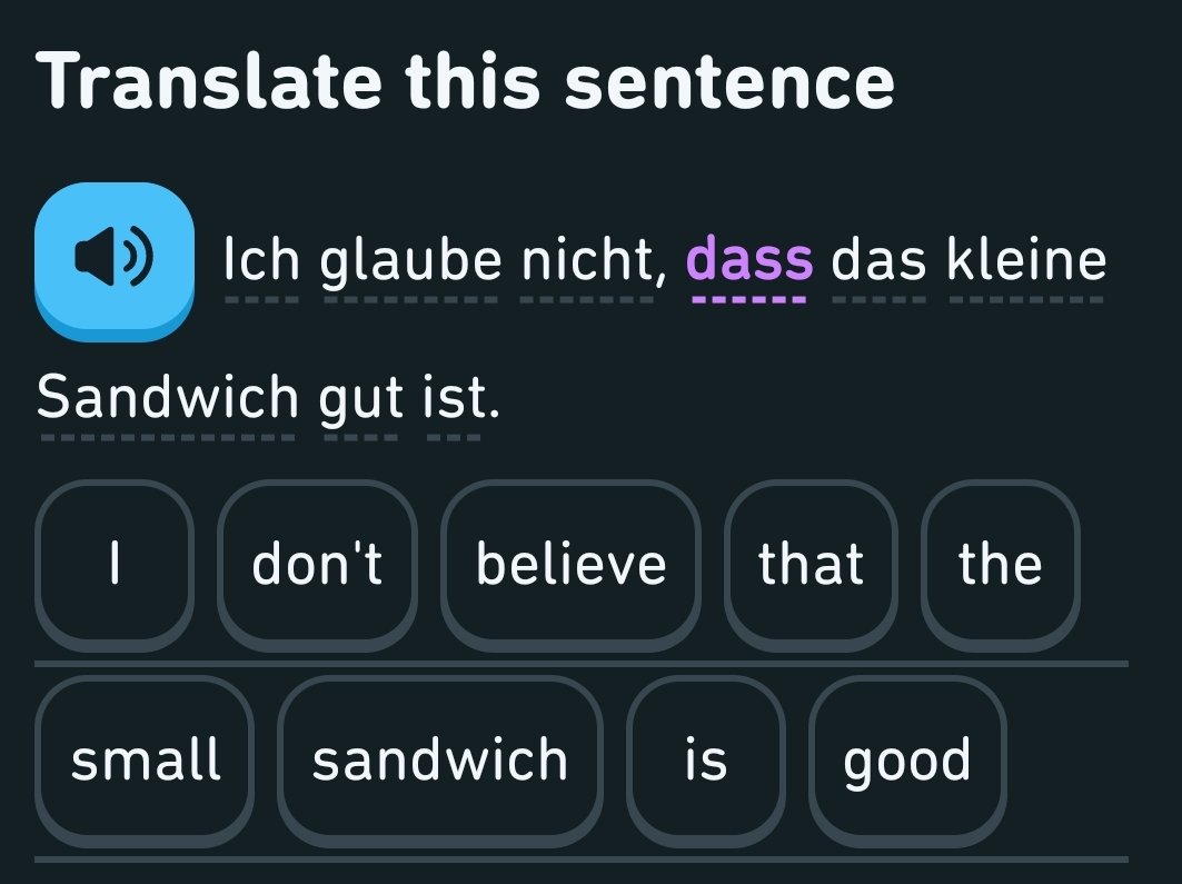 Just as well Toast isn't learning German on <a href="/duolingo/">Duolingo</a>! He'd be outraged!