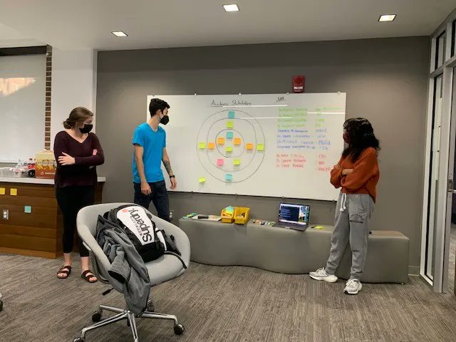 FSU_CRE's tweet photo. The FSU iGEM team has worked throughout the semester to save the manatees! From identifying stakeholders to presenting different team tasks (and even taking some time to play VR!), the FSU iGEM team is working towards completing their projects. #FSUiGEM https://t.co/2JB3POqkLg