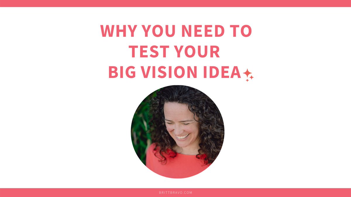 It’s a myth that people have an idea, make a plan, execute it, and succeed. There’s a lot of testing, learning, failing and succeeding that happens along the way. Read more: brittbravo.com/2022/02/23/why…
